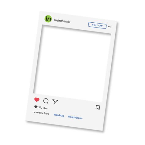 Cut Out Png Instagram Frame Png Hd Images Amashusho Images And Photos