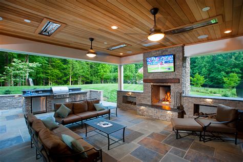 Screened Porch Fireplace Images