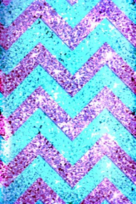 Blue And Purple Glittery Chevron Wallpaper Pattern Glitter Wallpaper