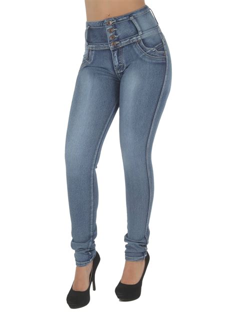 Plus Size Butt Lifting Levanta Cola High Waist Sexy Skinny Jeans