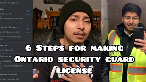 How To Get A Security Guard License In Canada With English Subtitles