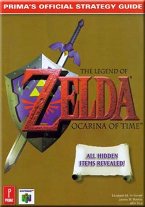 Official Strategy Guide N64 Zelda Ocarina Of Time Prima Dkoldies