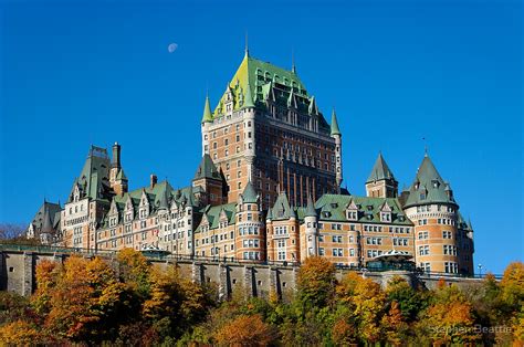 View Of Le Chateau Frontenac Quebec City By Stephen