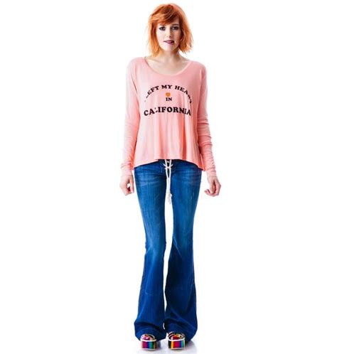 Wildfox Couture My Heart In California Lazy Weekend Long Sleeve Tee Dolls Kill