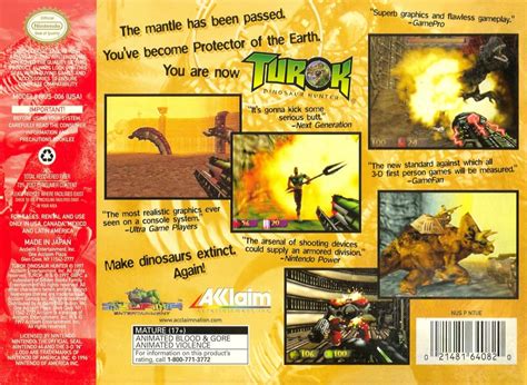 Turok Dinosaur Hunter For Nintendo