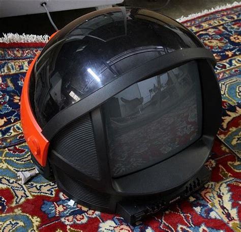 Maybe you would like to learn more about one of these? A Discovery television, Philip, 'Space helmet' 1980s ...