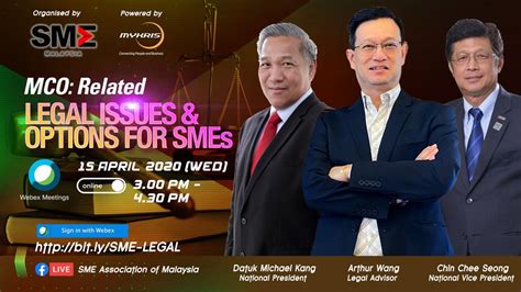 Sme association of malaysia (formerly smi association of malaysia) was established on 13th july 1995 with the objectives of promoting, providing supports, services and solutions towards the best interest of small and medium industries, enterprises and businesses in malaysia. 15 April 2020 MCO: Related Legal Issues & Options for ...