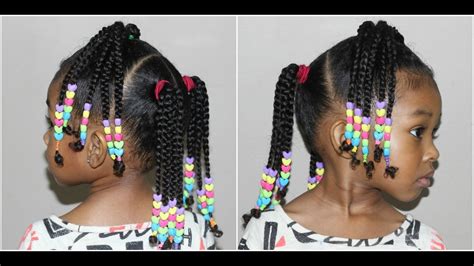 Mar 27, 2020 · celebrities and real girls alike are obsessed with an iconic '90s style: Kids Braided Hairstyle with Beads | Cute Hairstyles for ...
