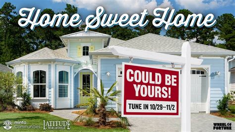 Wheel Of Fortune Home Sweet Home Giveaway 2019 Win A House