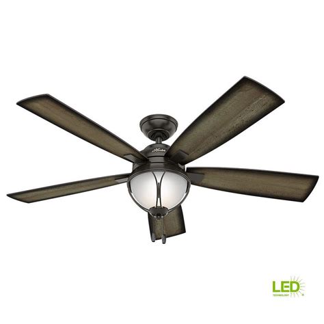 We also have ceiling fan lighting kits to go with all of our ceiling fans. Hunter Sun Vista 54 in. LED Indoor/Outdoor Noble Bronze ...