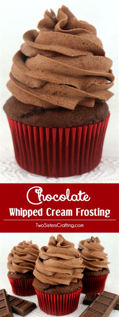 How to make whipped cream. Chocolate Whipped Cream Frosting - Two Sisters