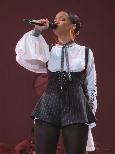 Rihanna Performs At Global Citizen Festival In Central