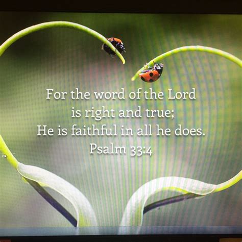 Psalm 33 4 New International Version NIV Bible Apps Psalms Psalm 33