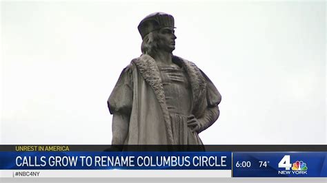 Calls Grow To Remove Christopher Columbus Statue And Rename Columbus