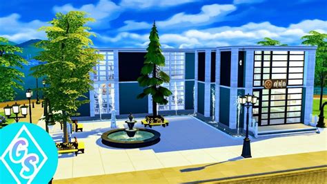Restaurante Moderno The Sims 4 Speed Build Youtube