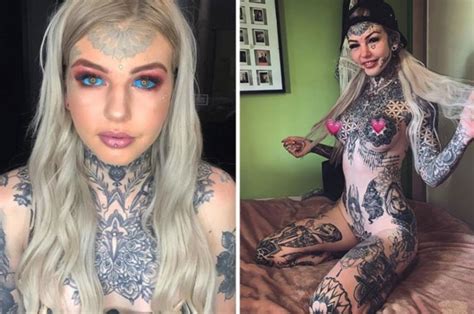 Tattoo Addict Strips Naked To Flaunt Inkings I Like To