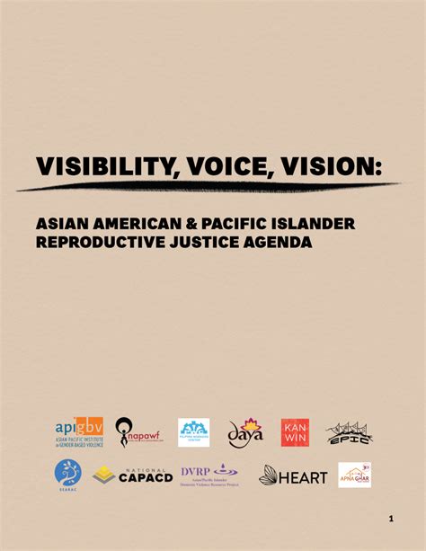 Visibility Voice Vision Asian American And Pacific Islander