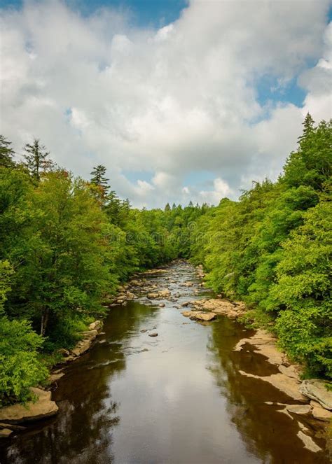 The Blackwater River At Blackwater Falls State Park In Davis West