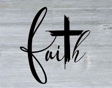 Faith Heart Svg Faith Heart Svg File Faith Cute Religious Clip Etsy