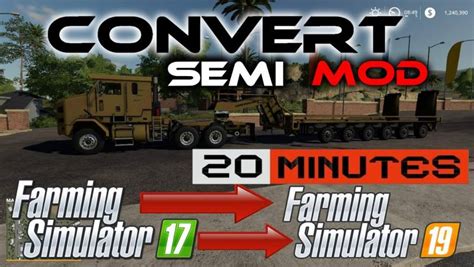 Fs19 Semi Truck Template For Modders V10 Farming Simulator 19 17