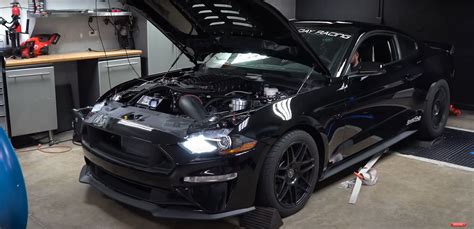 Mustang Gt Has A Supercharger The Size Of A Gt R Engine Puts Down Insane Power Autoevolution
