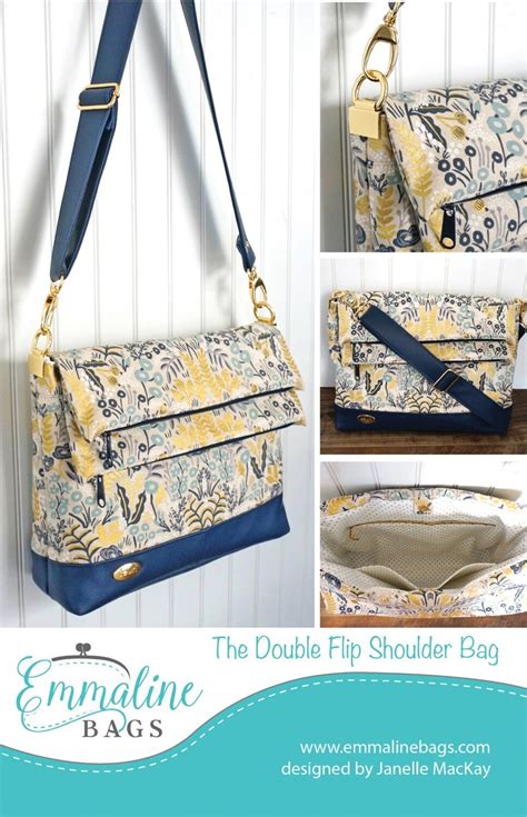 Emmaline Bags The Double Flip Shoulder Bag Pattern
