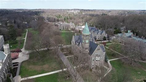 Bryn Mawr College Campus Through The Cherry Blossoms Youtube