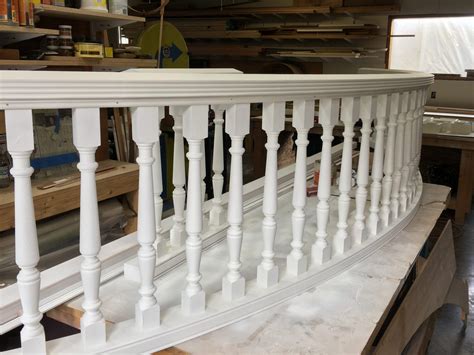 Millwork Replication For A Historic Railing Shop Work Seattle