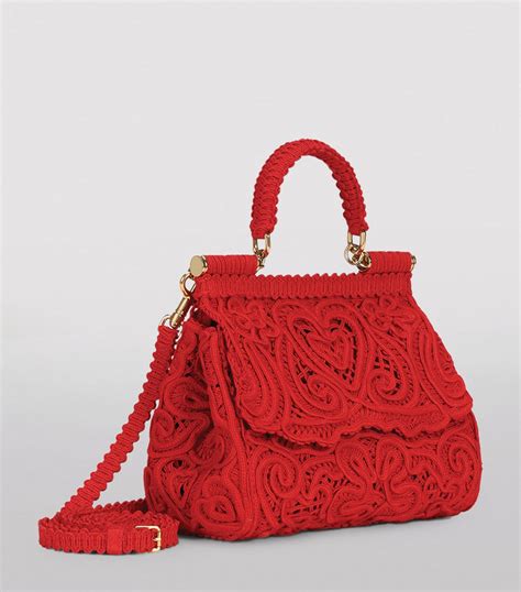 Dolce And Gabbana Multi Small Cordonetto Lace Sicily Bag Harrods Uk