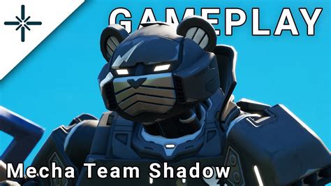 Leaked Mecha Team Shadow Fortnite Skin Gameplay With Shadow Jet Set
