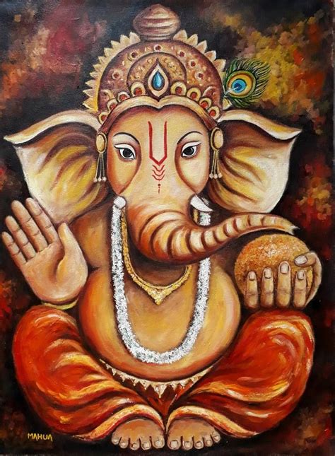 Ganesha Painting Ganesh Art Paintings Ganesha Painting Lord Ganesha