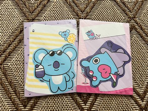 Bt21 Letter Set Hobbies And Toys Stationary And Craft Stationery