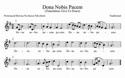 Dona Nobis Pacem Canon Wikipedia Score Sheet