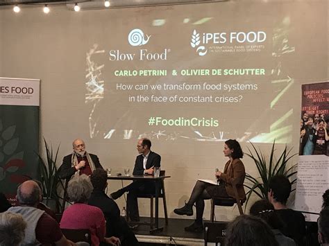 Angelo Salsi On Twitter Talking About Sustainable Food With Slowfoodeurope And Ipesfood