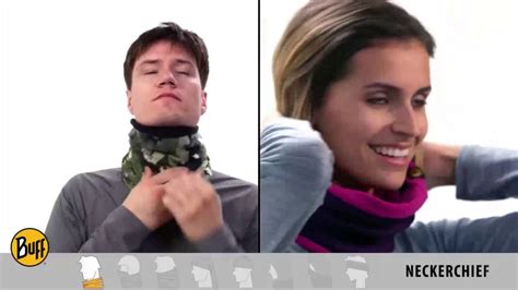 Как носить шарф трубу Buff из серии Polar Reversible Youtube