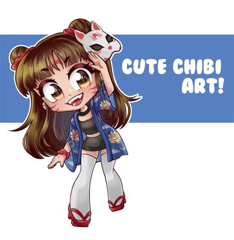 Draw Cute Chibi Art For You By Cherrysuika Fiverr