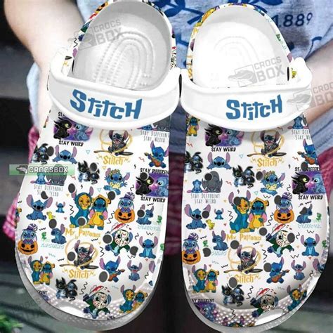 Cartoon Stitch Themed Clog Crocs Shoes Crocsbox