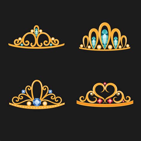 Hand Drawn Crown Vector Collection Doodle Crowns Vector Illustration