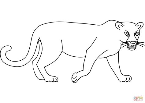 Leopard Without Spots Coloring Page Free Printable Coloring Pages