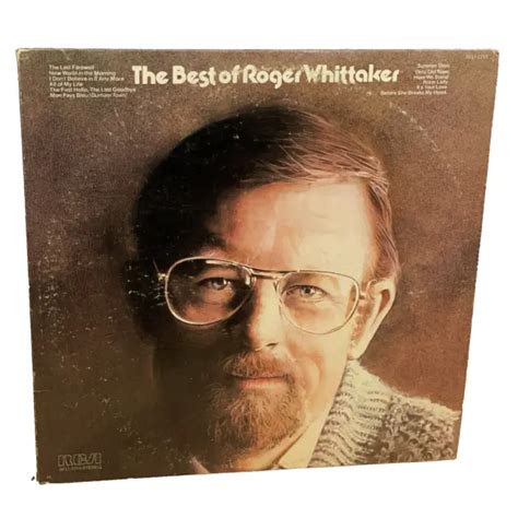 The Best Of Roger Whittaker Vinyl 1977 Rca Afl1 2255 Good Lp Record