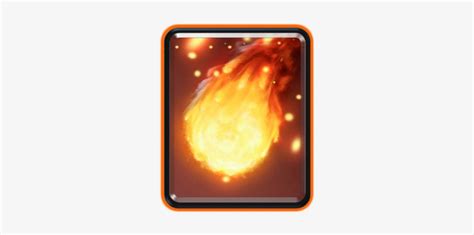 Fireball Clash Royale Spell Free Transparent Png Download Pngkey