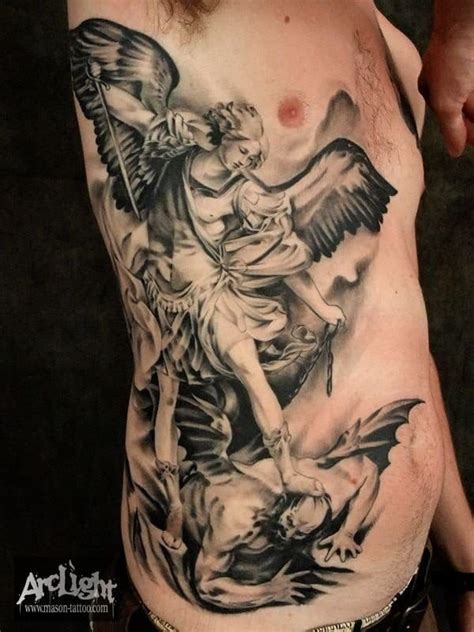 8 Powerful Protective Archangel Michael Tattoos Tattoodo