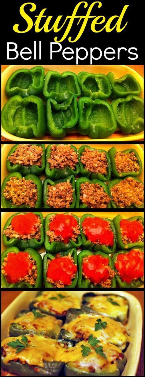My dad loves shepherd's pie so leftovers. Stuffed Bell Peppers | Aunt Bee's Recipes | Recipes | Stuffed peppers, Food, Ground beef recipes