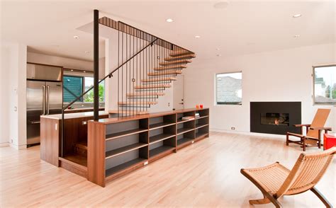 Steel And Wood Stair By Build Llc