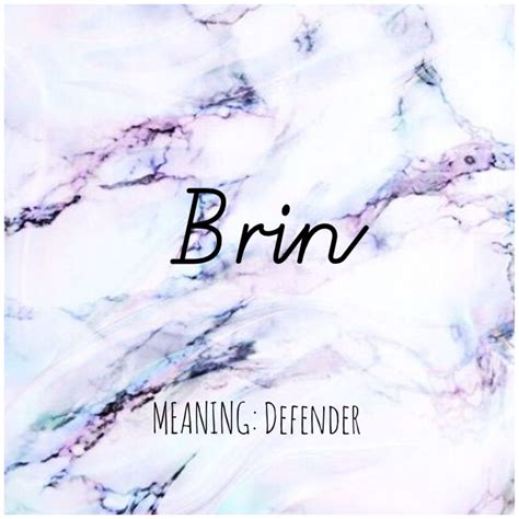 Brin Names Brin Babynames Names With Meaning Baby