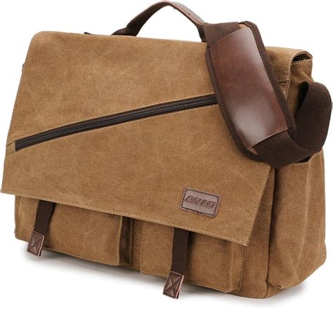 17 Inch Laptop Messenger Bagravuo Water Resistant Shoulder Bag For Men