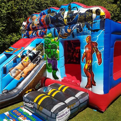 Superhero Bounce And Slide Bouncy Castle Hire In Crowborough Tunbridge Wells Uckfield East
