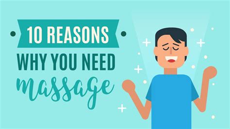 10 Reasons Why You Need Massage Youtube