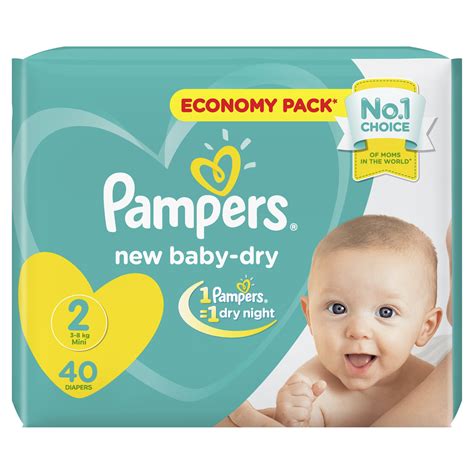 Buy Pampers New Baby Dry Mini Size 2 3 8 Kg At Best Price Grocerapp