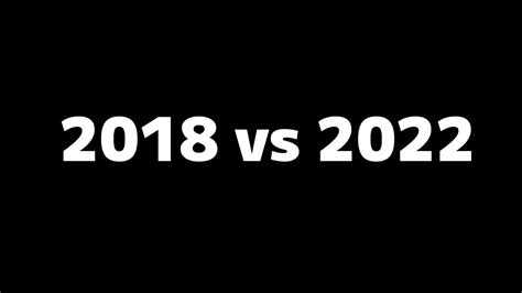 2018 Vs 2022 Tend Youtube